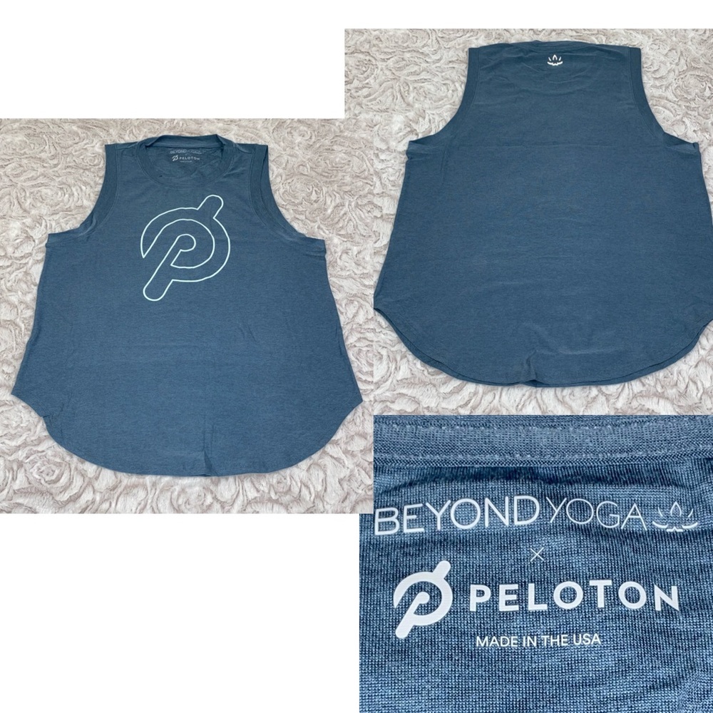 NEW Beyond Yoga x Peloton On The Down Low Muscle Tank Top - $58 retail - Picture 2 of 7